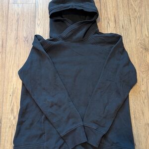 Black Women's Hooded lululemon Sweatshirt - Classic Pullover Hoodie